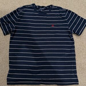 Brooks Brothers Dark Blue Striped Tee